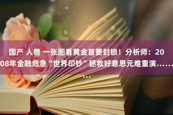 国产 人兽 一张图看黄金首要封锁！分析师：2008年金融危急“世界印钞”拯救好意思元难重演……