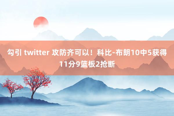 勾引 twitter 攻防齐可以！科比-布朗10中5获得11分9篮板2抢断