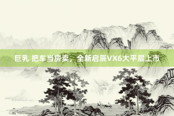 巨乳 把车当房卖，全新启辰VX6大平层上市