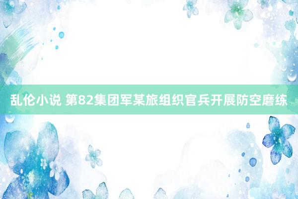 乱伦小说 第82集团军某旅组织官兵开展防空磨练