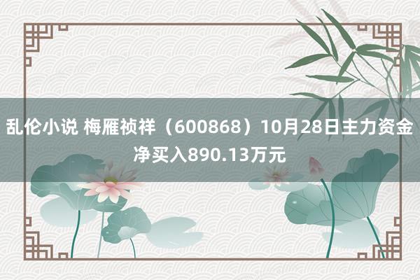 乱伦小说 梅雁祯祥（600868）10月28日主力资金净买入890.13万元