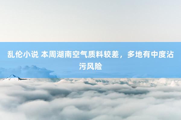 乱伦小说 本周湖南空气质料较差，多地有中度沾污风险