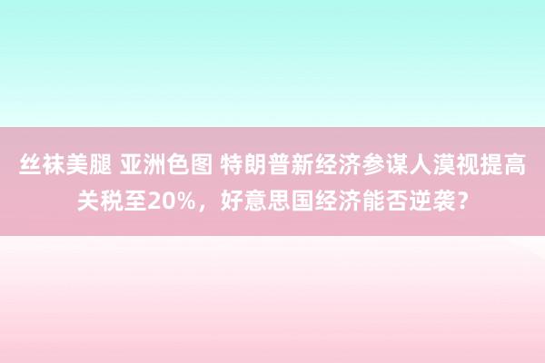 丝袜美腿 亚洲色图 特朗普新经济参谋人漠视提高关税至20%，好意思国经济能否逆袭？